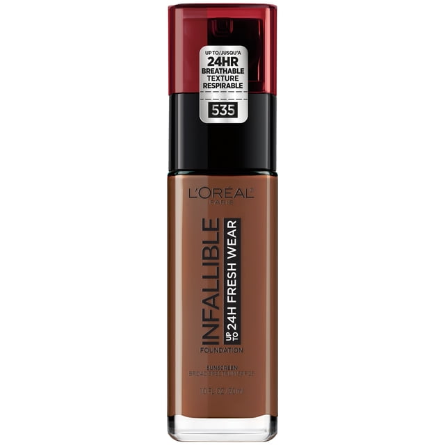 L'Oreal Paris Fond de Teint Infallible Fresh Wear, Formule Liquide Longue Tenue, 30ml