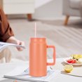 thumbnail image 1 of TIMIFIS Stainless Steel Insulated Mug Large Capacity Stainless Steel Straw Insulated Travel Mug with Leak Proof Lid and Handle Capacity 1500Ml Kitchen Gadgets, 1 of 6