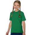 thumbnail image 1 of Hanes Authentic TAGLESS Kid`s Cotton T-Shirt, XS, Kelly Green, 1 of 1