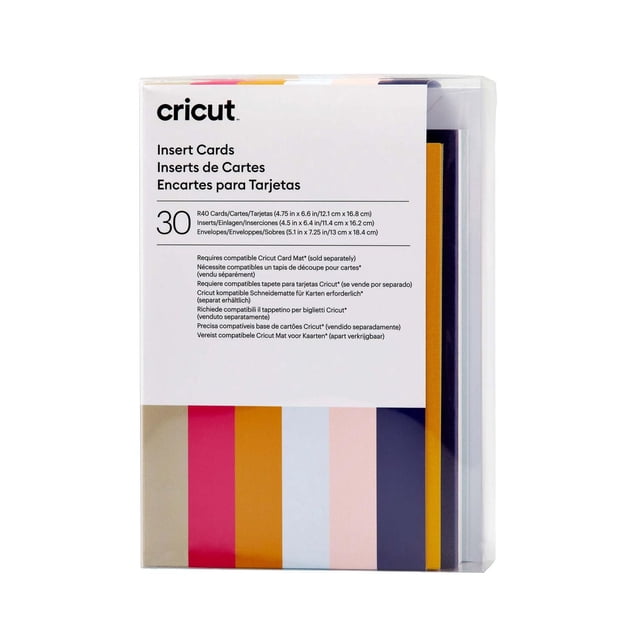 Inserts de cartes Cricut, Collection Sensei -R40 (30 ct)
