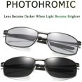 thumbnail image 3 of FEISEDY Classic Polarized Photochromic Sunglasses Driving Photosensitive Glasses B2444, 3 of 5