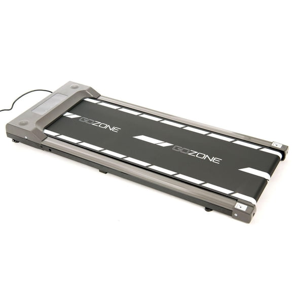 GoZone Under Desk Treadmill, Compact Walking Pad for Home and Office, Black/Grey
