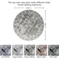 thumbnail image 2 of JV Home Tapis Rond Oushak Gris 4 Pi Lavable Antidérapant, 2 of 6