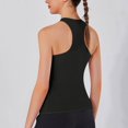 thumbnail image 5 of Timegard Débardeurs de Yoga pour Femmes Séchage Rapide Col Rond Sans Manches Dos Ouvert Entraînement Course Gym Haut Chandails de Sport, 5 of 5