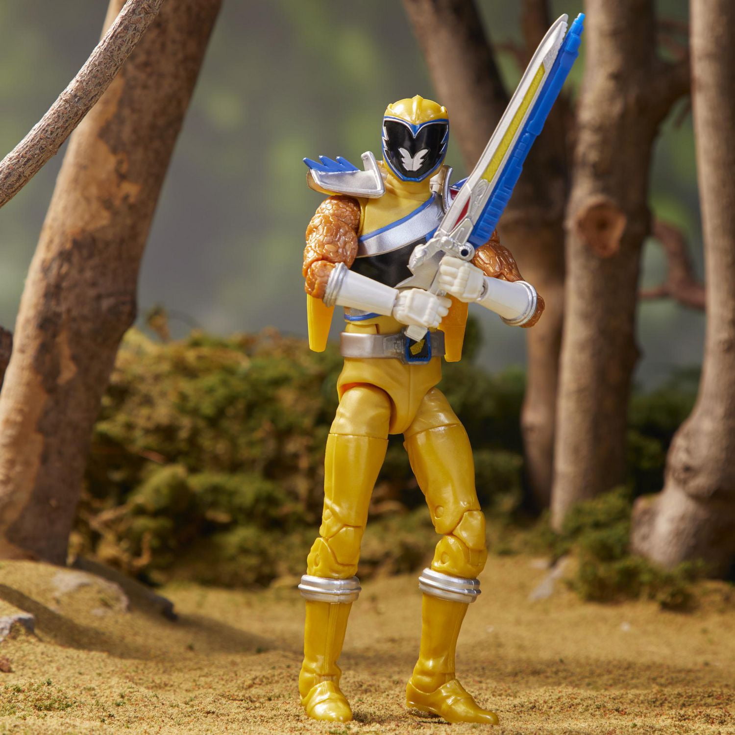 Power Rangers Lightning Collection -Gold Ranger, figurines articulées de collection de 15 cm