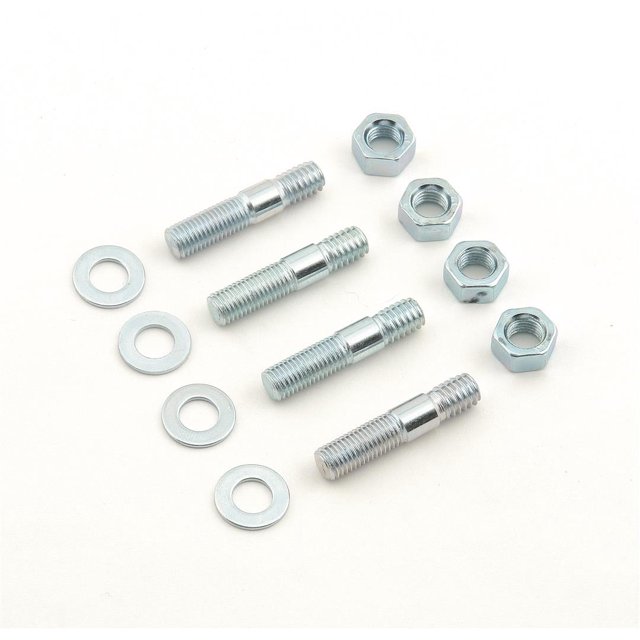 Mr. Gasket Kit de Clous de Carburateur Diamètre 60 5/16 Pouces; Longueur hors-Sol 1-1/2 Pouces; Plaqué Zinc; Ensemble de 4 Clous/écrous/lavages