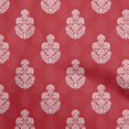 thumbnail image 1 of oneOone Coton Flex Rouge Tissu Asiatique Dabu Imprimé Matière de Robe Tissu Imprimé Tissu au Mètre 40 Pouces de Large, 1 of 4