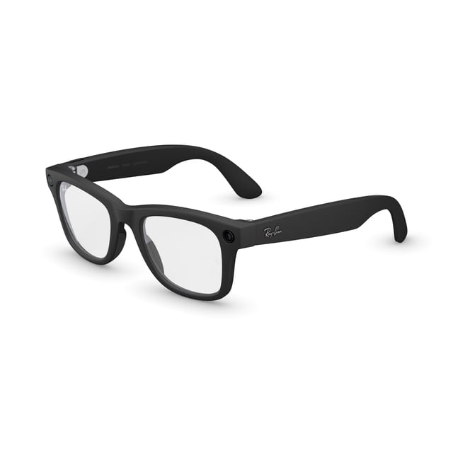 Ray-Ban | Meta Wayfarer (2nd Generation) – Matte Black, Clear