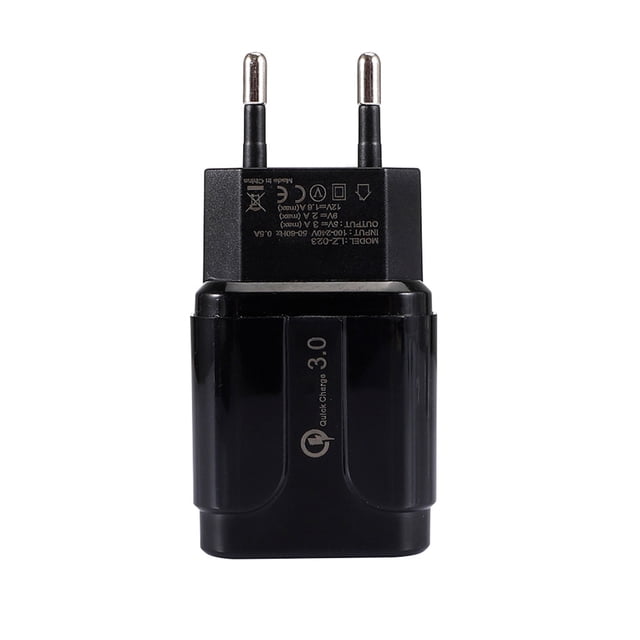 Kiplyki Wholesale EU Plug Adapter Universal Europe USB3.0 Fast Charger Plug Travel Power Adapter