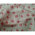thumbnail image 4 of oneOone Silk Tabby Fabric Leaves & Flower Floral Print Sewing Fabric BTY 42 Inch Wide, 4 of 4