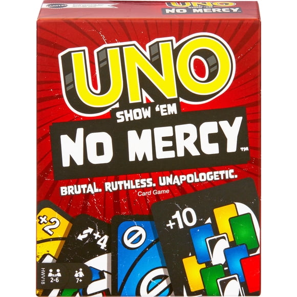 UNO Show ‘em No Mercy Jeu de cartes pour enfants et adultes
