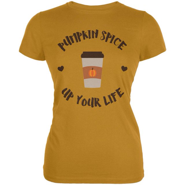 Halloween Pumpkin Spice Up Your Life Juniors Soft T Shirt