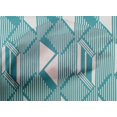 thumbnail image 4 of oneOone Cotton Cambric Fabric Parallelogram & Triangle Geometric Printed Craft Fabric BTY 56 Inch Wide, 4 of 4