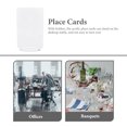 thumbnail image 2 of 5 Pcs Cartes de Place en Acrylique Transparent DIY Cartes de Table de Mariage, 2 of 9