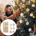 thumbnail image 1 of RKSTN Fall Decorations for Home 36PCS Christmas Xmas Tree Ball Bauble Hanging Home Party Ornament Decor 6CM Decorations, 1 of 7