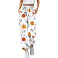 thumbnail image 1 of Nouveau Pantalon Décontracté Mode Impression 3D pour Femmes Taille Haute à Cordon, 1 of 4
