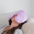 thumbnail image 1 of Hot/Cold Aromatherapy Ultra Comfort Plush Face Wrap (Pink), 1 of 5