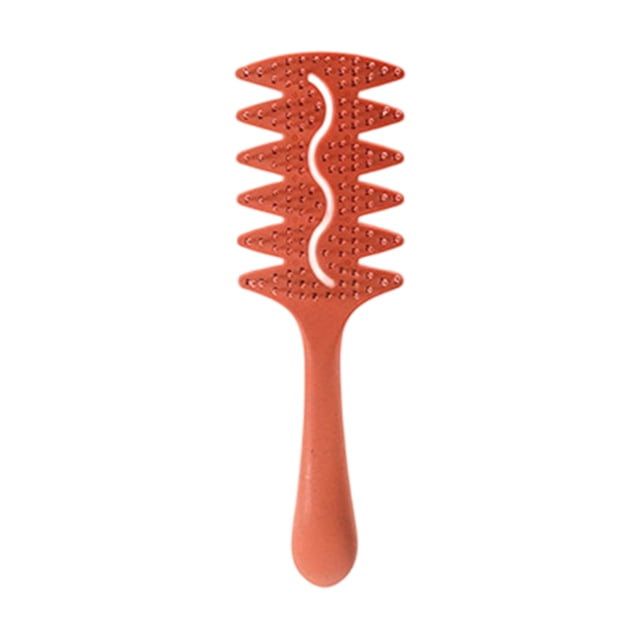 Curly Hair Styling Comb with Extended Bouncing Teeth for Gentle Detangling and Hair Care