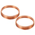 thumbnail image 1 of Unique Bargains Soft Copper Wire, 2Pcs 10Gauge/2.5mm Diameter 1.2m/3.9ft Spool Craft Wire, 1 of 5