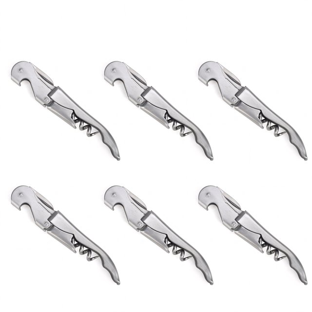 Aspire 6 PCS Stainless Steel Corkscrew, All-in-One Waiter Bottle Opener Bar Tool