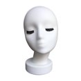 thumbnail image 2 of Bunblic Hat Display Rack Female Head Mannequin Display Model Manikin for Headwear Jewelry Glasses Hats Making Styling A, 2 of 8