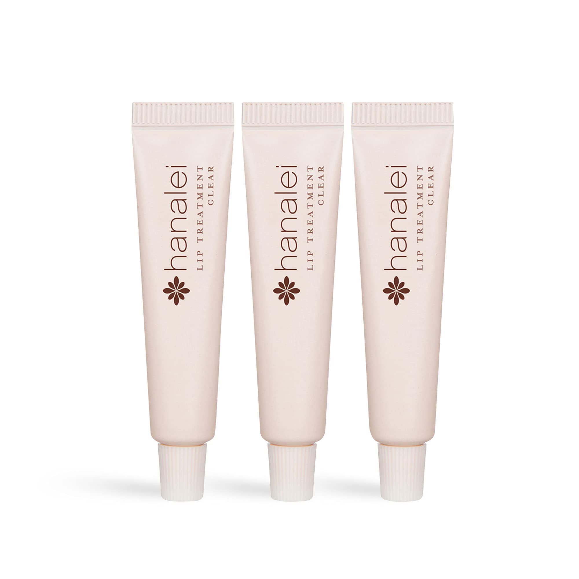 Cruelty-Free and Paraben-Free Lip Treatment to Soothe Dry Lips by Hanalei – Made with Kukui Oil, Shea Butter, Grapeseed Oil – Made in USA – Clear Travel-Size 3 Pack (5ml/5g/0.17oz x 3 tubes)