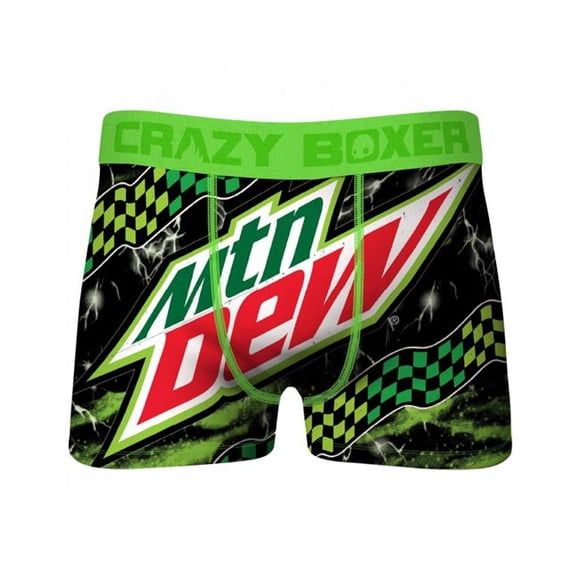 Pop Culture 818705-xxlarge 44-46 Crazy Boxers Mountain Dew Brand Boxer Briefs, 2XL 44-46