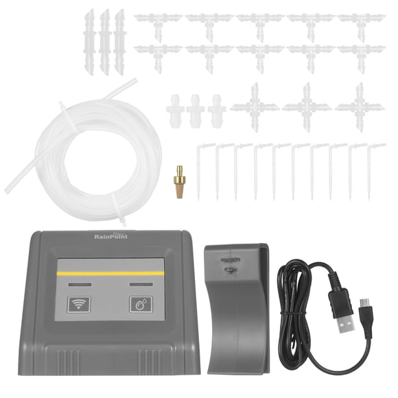 Wifi Programmable Watering Timer Smart Irrigation Controller Automatic Watering System with Drip Hook Accessories for Home Garden Balcony Greenhouse