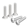 thumbnail image 1 of Unique Bargains Vis de Machine à Tête Ovale M4x20mm, Lot de 50 Vis à Tête Fraisée Légèrement Relevée en Acier Inoxydable 304, 1 of 5