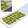 thumbnail image 4 of Wweixi 25x Simulation Cluster for Train Decor Accessory Scenery Yellow Green 6mm 1Set, 4 of 6