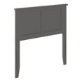 thumbnail image 1 of Madison Headboard Twin Grey, 1 of 1