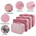 thumbnail image 3 of SNNROO 9PCS Packing Cubes for Travel Cubes Set with Toothbrush cup Foldable Suitcase Organizer Lightweight Luggage Storage Bag  Gray, 3 of 9