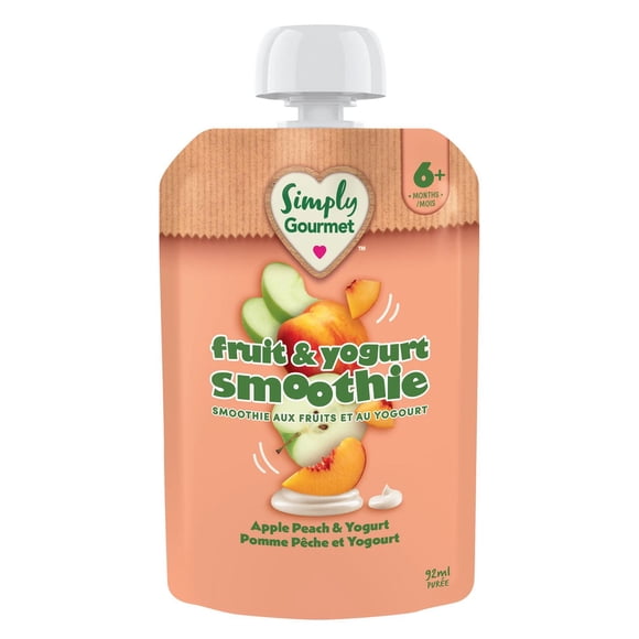 Simply Gourmet Apple Peach & Yogurt Smoothie