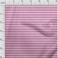 thumbnail image 2 of oneOone Coton Biologique Voile Tissu Imprimé Chevron Ikat 1 Yard 42 Inch Wide, 2 of 4