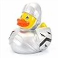 thumbnail image 3 of Yarto New Large Floating Bath Rubber Designer Duck in Armour Fun Gift Knight, 3 of 4