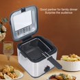 thumbnail image 4 of 2.5L Electric French Fries Fryer, 1000W Temperature Adjustable Square Stainless Steel Electric Deep Fryer for Chicken Onion Ring, 4 of 7