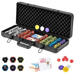 Coffret Poker De Luxe Iron & Glory – Boîte En Bois, 100 Jetons Personnalisés, Cartes, Jeton Croupier, Cadeau Pour Lui