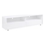 Ellice 71-inch TV Stand Media Console Blanc