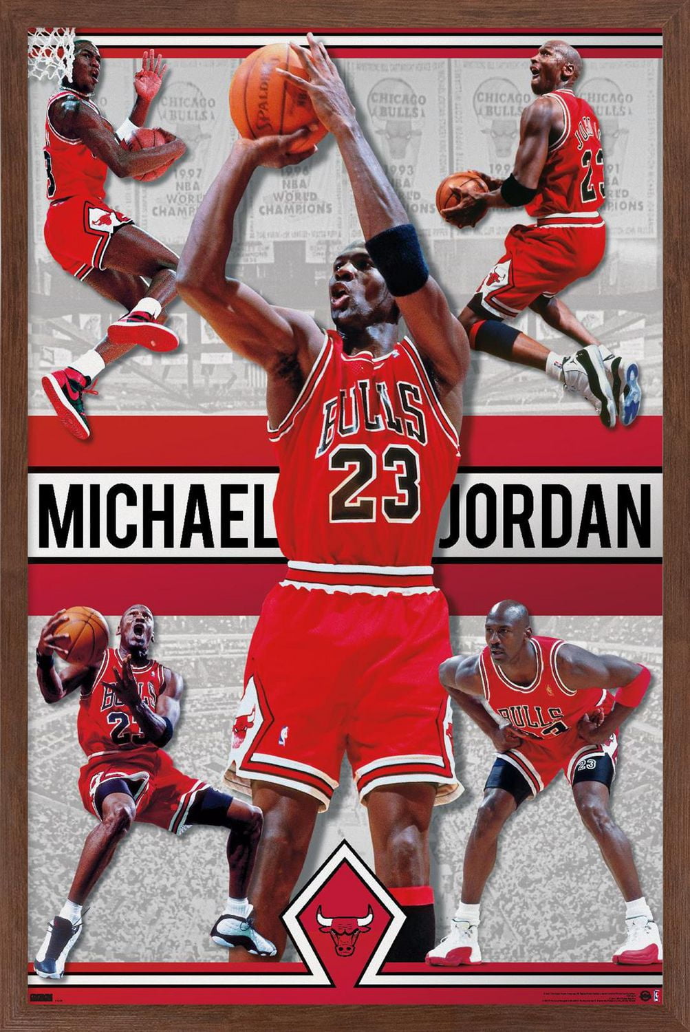 Michael Jordan - Collage Wall Poster, 22.375" x 34"