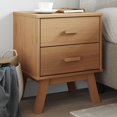 thumbnail image 1 of vidaXL Armoire de Chevet OLDEN Brun Bois Massif Pin, 1 of 1