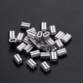 thumbnail image 4 of 200pcs 1/8 Inches 2MM Wire Rope and Cable Aluminum Crimping Loop Sleeve Steel Rope Joint Aluminum with Double Holes, 4 of 8