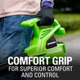 thumbnail image 4 of Greenworks 12-Amp 380 CFM Corded Leaf Blower/Vacuum, 4 of 8