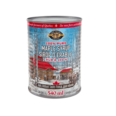 TMTC Pure Maple Syrup, Dark Robust Taste 540ml