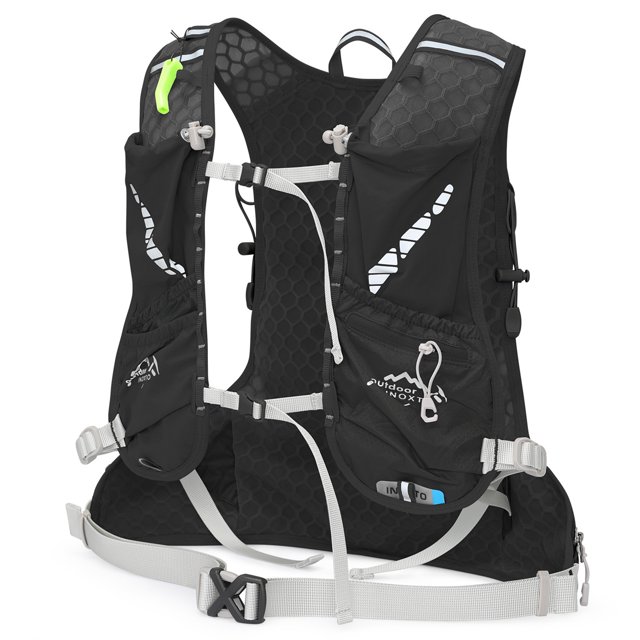Sac à Dos 12 L Cyclisme Hydratation Léger Gilet de Cyclisme Sac pour Course en Plein Air Camping Randonnée Alpinisme