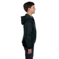 thumbnail image 2 of Hanes comfortblend EcoSmart Full-Zip Kids Hoodie Sweatshirt, Black, Large, 2 of 3