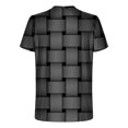 thumbnail image 4 of Qertyioot T-shirt à Manches Courtes Imprimé pour Hommes Col Rond Mode Décontractée Manches Courtes Liquidation, 4 of 5