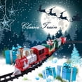 thumbnail image 4 of Toy Train Set Christmas Train Set Railway Tracks Battery Operated Toys Christmas Train Gift For Kid, 4 of 8