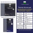 thumbnail image 2 of ODYSSEY Heat Dissipation Silicone Pad CPU/GPU Graphics Card Thermal Pad Motherboard Silicone Grease Pad Multi-Size 12.8W 120x20mm thickness 2.0mm, 2 of 6