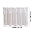 thumbnail image 2 of Short Curtains for Bedroom Ruffle Decoration Short Curtain Half Curtain Cabinet Partition Curtain Fabric Coffee Curtain, 2 of 6