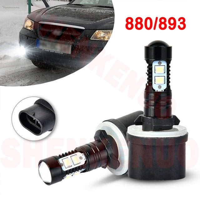 Ampoules LED 880/893 pour Hyundai Tucson 2010 2011 2012 2013 2014 2015 899 Feux de Brouillard 2 Pcs